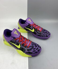 Nike Kobe 7 Supreme Christmas Day Leopard Violet Pop Volt Inc Action Red 6