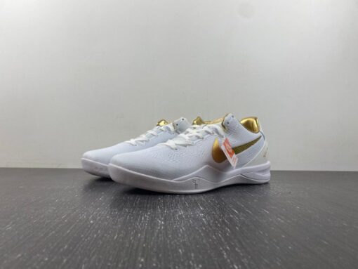 Nike Kobe 8 Protro White Metallic Gold FV6325 100 2