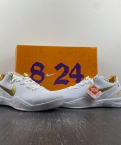 Nike Kobe 8 Protro White Metallic Gold FV6325 100 3