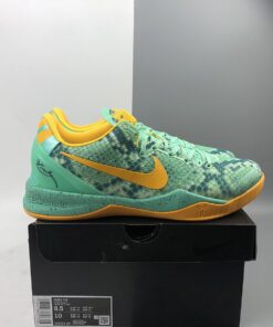 Nike Kobe 8 System Green Glow Laser Orange For Sale 7