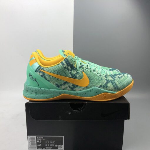 Nike Kobe 8 System Green Glow Laser Orange For Sale 7