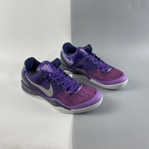 Nike Kobe 8 System Playoffs Court Purple Pure Platinum For Sale 6