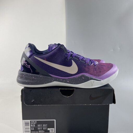 Nike Kobe 8 System Playoffs Court Purple Pure Platinum For Sale 7