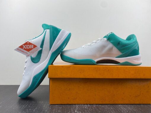 Nike Kobe 8 White Radiant Emerald FQ3549 101 For Sale 6