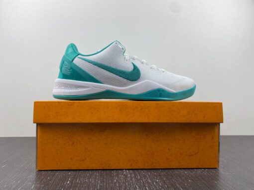 Nike Kobe 8 White Radiant Emerald FQ3549 101 For Sale 8