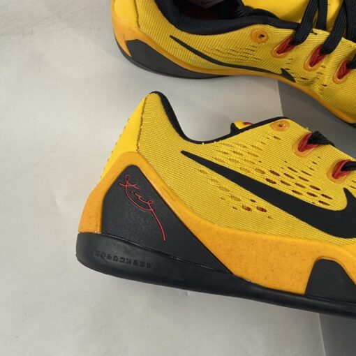 Nike Kobe 9 EM Low Bruce Lee University Gold Black For Sale 1