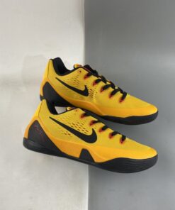 Nike Kobe 9 EM Low Bruce Lee University Gold Black For Sale 2