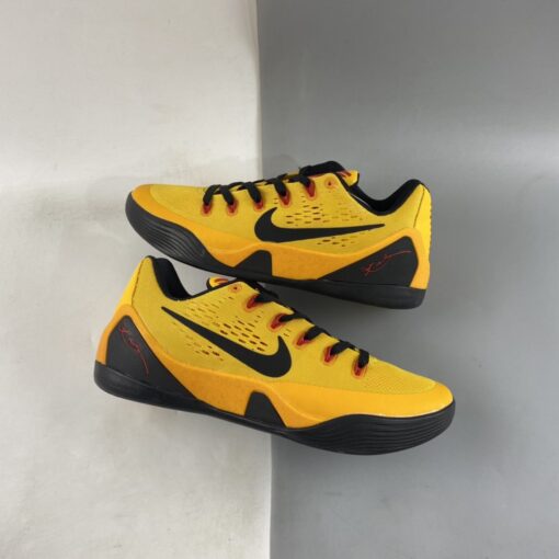 Nike Kobe 9 EM Low Bruce Lee University Gold Black For Sale