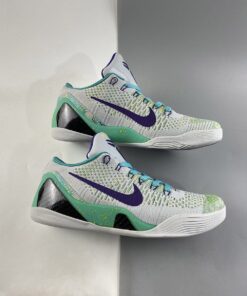 Nike Kobe 9 Elite Low Grey Green Blue For Sale 1