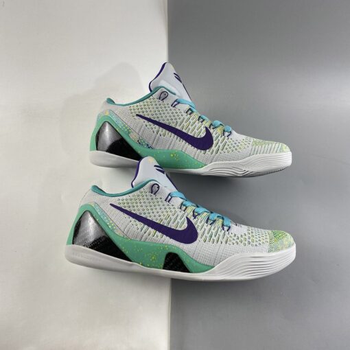 Nike Kobe 9 Elite Low Grey Green Blue For Sale 1