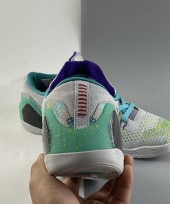 Nike Kobe 9 Elite Low Grey Green Blue For Sale 4