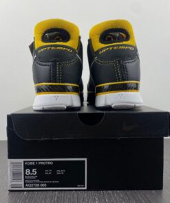 Nike Zoom Kobe 1 Protro Del Sol Black White Varsity Maize For Sale 10