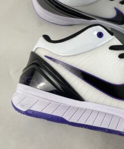 Nike Zoom Kobe 4 Inline White Black Varsity Purple For Sale 2