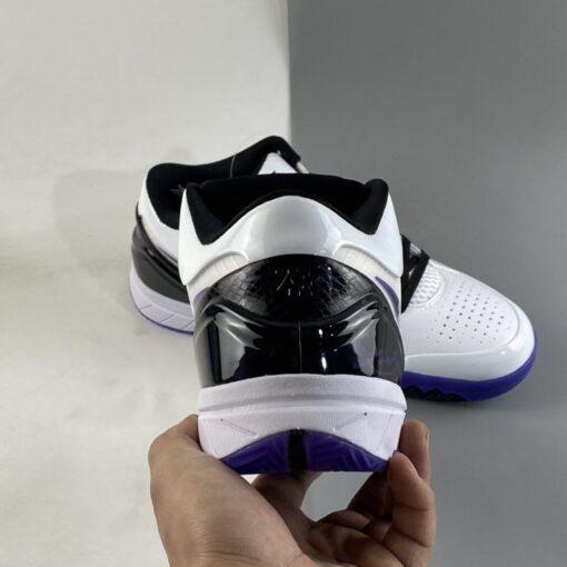 Nike Zoom Kobe 4 Inline White Black Varsity Purple For Sale 4