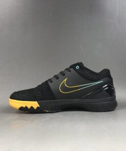 Nike Zoom Kobe 4 Protro Black Snake Black Aurora Green University Gold 1