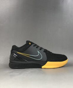 Nike Zoom Kobe 4 Protro Black Snake Black Aurora Green University Gold