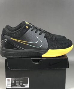 Nike Zoom Kobe 4 Protro Black Snake Black Aurora Green University Gold 7