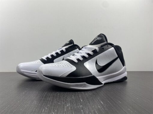 Nike Zoom Kobe 5 TB Black White For Sale 1