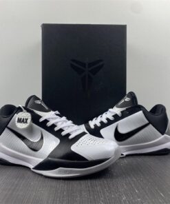 Nike Zoom Kobe 5 TB Black White For Sale 2