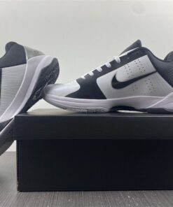 Nike Zoom Kobe 5 TB Black White For Sale 4