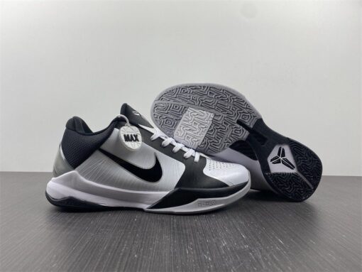 Nike Zoom Kobe 5 TB Black White For Sale