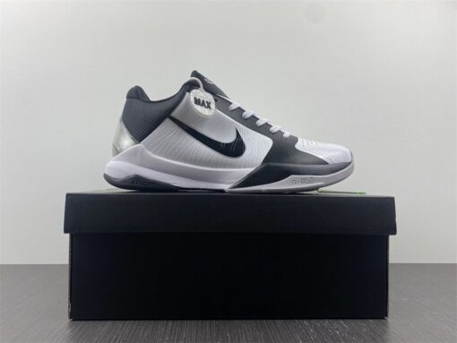 Nike Zoom Kobe 5 TB Black White For Sale 6