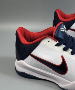 Nike Zoom Kobe 5 United We Rise White Dark Obsidian Sport Red For Sale 5