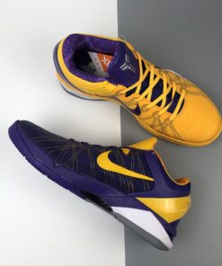 Nike Zoom Kobe 7 Yin Yang Varsity Purple University Gold White For Sale 1