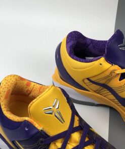 Nike Zoom Kobe 7 Yin Yang Varsity Purple University Gold White For Sale 6