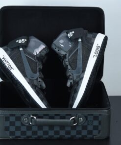 OFF–WHITE x Air Jordan 1 Custom Black by Ceeze 3