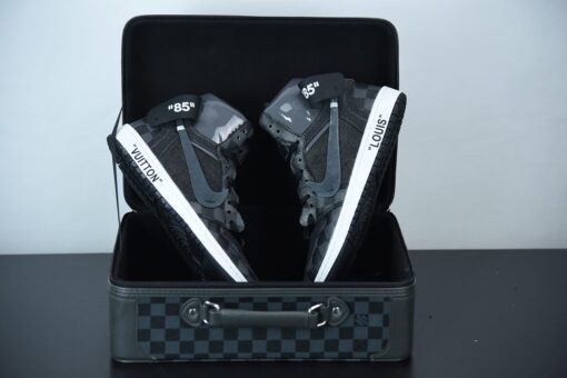 OFF–WHITE x Air Jordan 1 Custom Black by Ceeze 3
