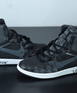 OFF–WHITE x Air Jordan 1 Custom Black by Ceeze 6