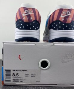 Parra x Nike Air Max 1 White Pure Platinum AT3057 100 For Sale 7