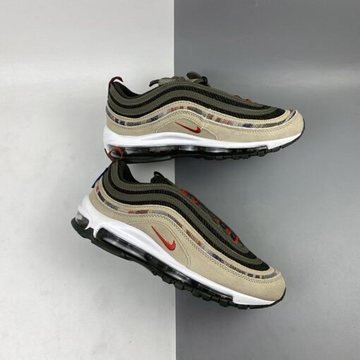 Pendleton Nike Air Max 97 By You Black Olive DC3494 992 For Sale 1