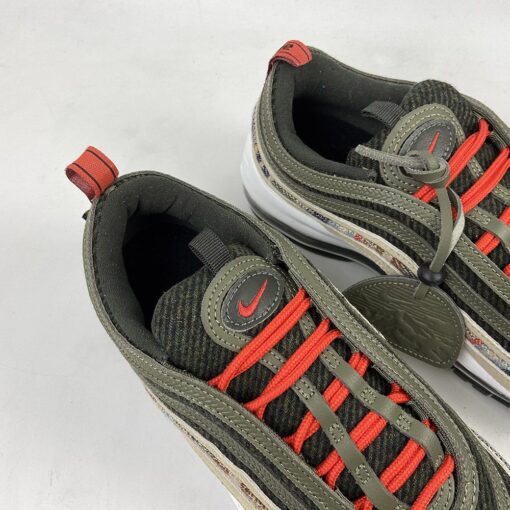 Pendleton Nike Air Max 97 By You Black Olive DC3494 992 For Sale 3