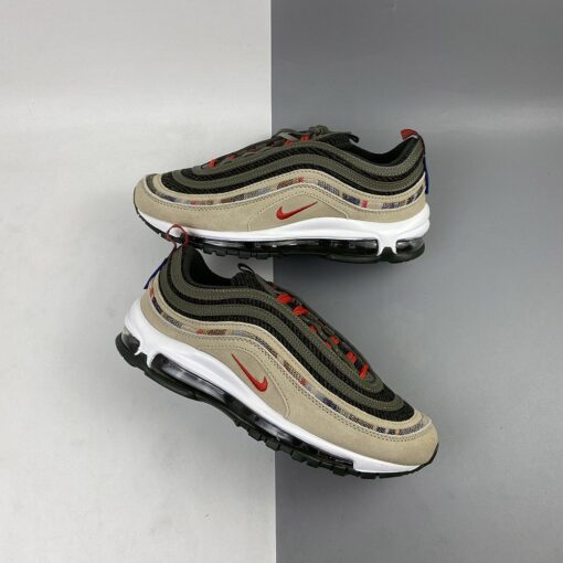 Pendleton Nike Air Max 97 By You Black Olive DC3494 992 For Sale