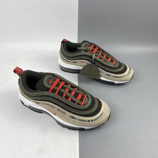 Pendleton Nike Air Max 97 By You Black Olive DC3494 992 For Sale 6