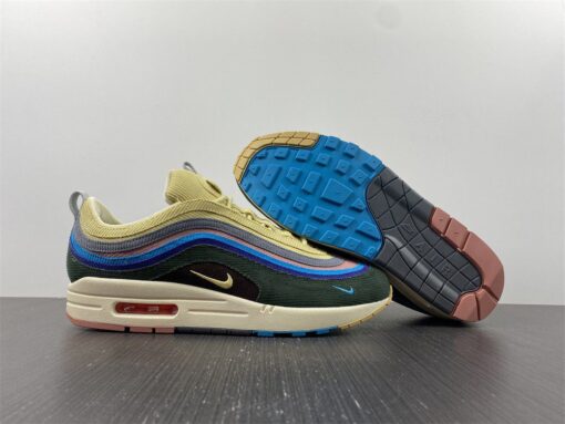 Sean Wotherspoon x Nike Air Max 97 1 Light Blue Fury Lemon Wash For Sale 12