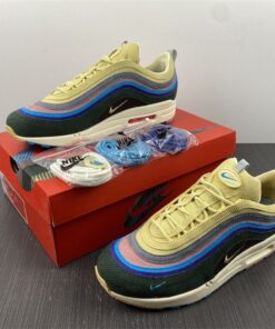 Sean Wotherspoon x Nike Air Max 97 1 Light Blue Fury Lemon Wash For Sale 6 2
