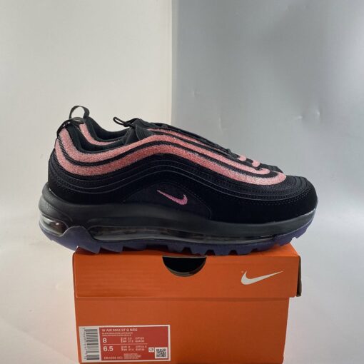 Swarovski x Nike Air Max 97 G NRG Black Oracle Pink For Sale 7