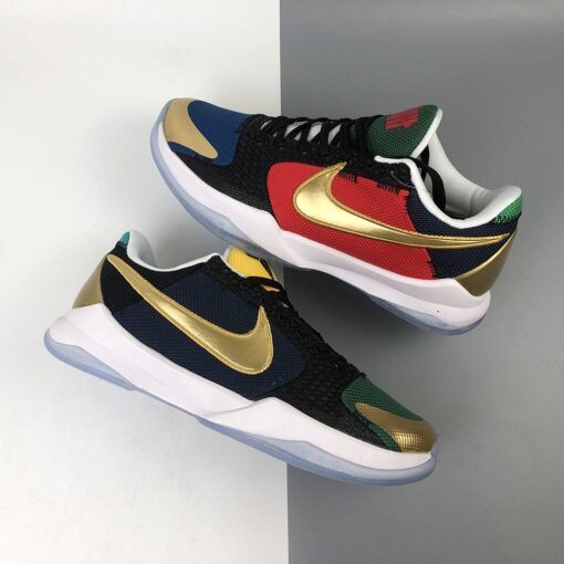 Undefeated x Nike Kobe 5 Protro Double Digits Multi Color Metallic Gold 11