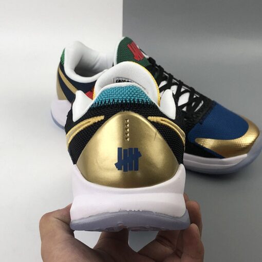 Undefeated x Nike Kobe 5 Protro Double Digits Multi Color Metallic Gold 5 1