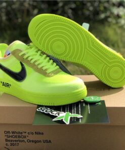 Volt Off White Nike air force 1 low