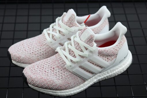 adidas ultra boost 4.0 candy cane white scarlet red bmmhd