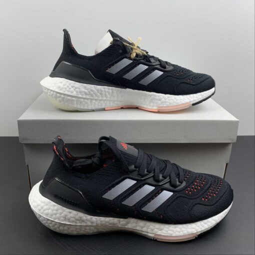 adidas ultraboost 22 heat.rdy blackclear orangecrystal white swb8e