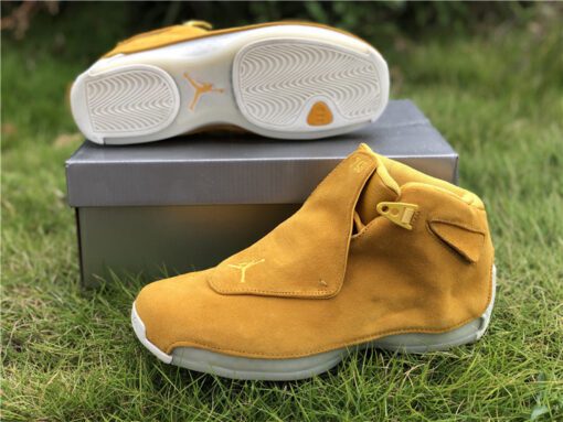 air jordan 18 yellow suede aa2494 701 for sale yl2zf
