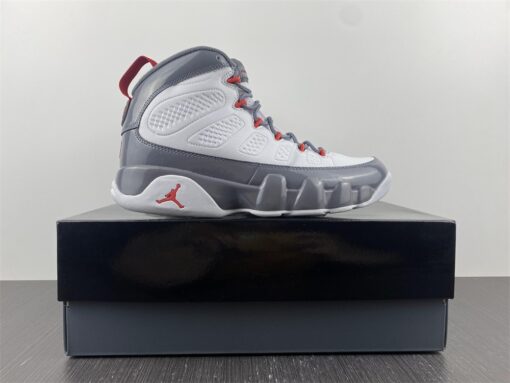 air jordan 9 whitefire red cool grey for sale
