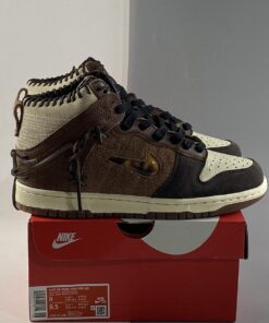 bodega x nike dunk high E2809ClegendE2809D fauna brownrustic velvet brown multi color for sale v3hzr