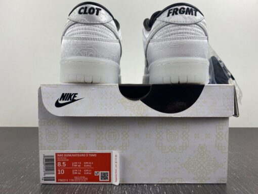 clot x fragment x nike dunk low whiteblack for sale 3oatd