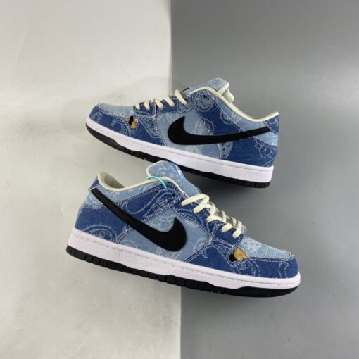 cusotm nike dunk low denim for sale hyc2h